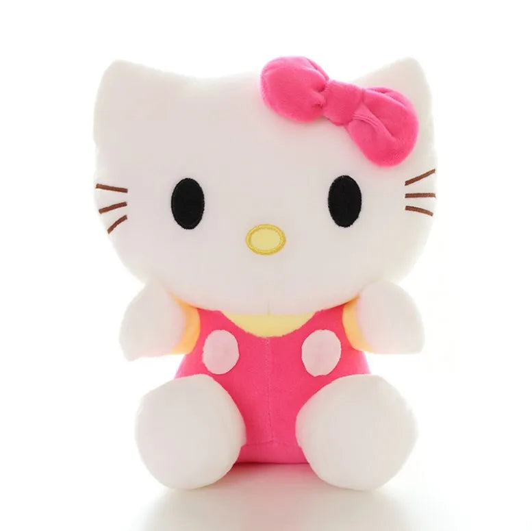 20Cm Sanrio Plush Toys Kawaii Hello Kitty Plushies Dolls Room Decoration Cute Stuffed Animal Toy Birthday Gift for Girls Friend