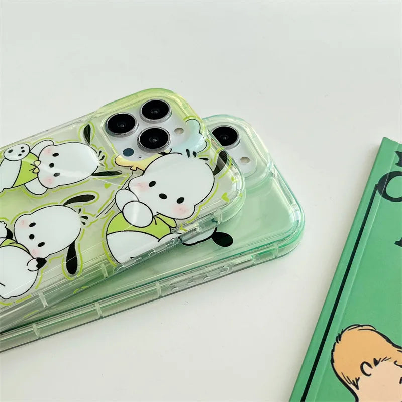 Cute Pochacco iPhone15 Mobile Phone Case Kawaii Sanrio My Melody Cartoon Anime 14 12 13 Pro Max Protective Shell Toys For Girls